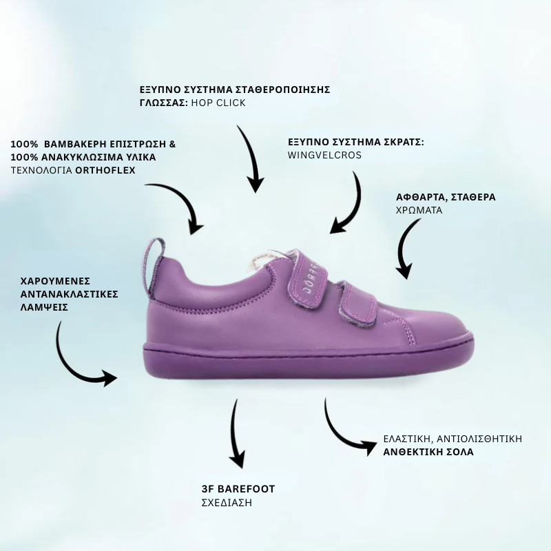 Παιδικά Παπούτσια Junior - Μωβ (Μεγέθη 24-32) - Image 2