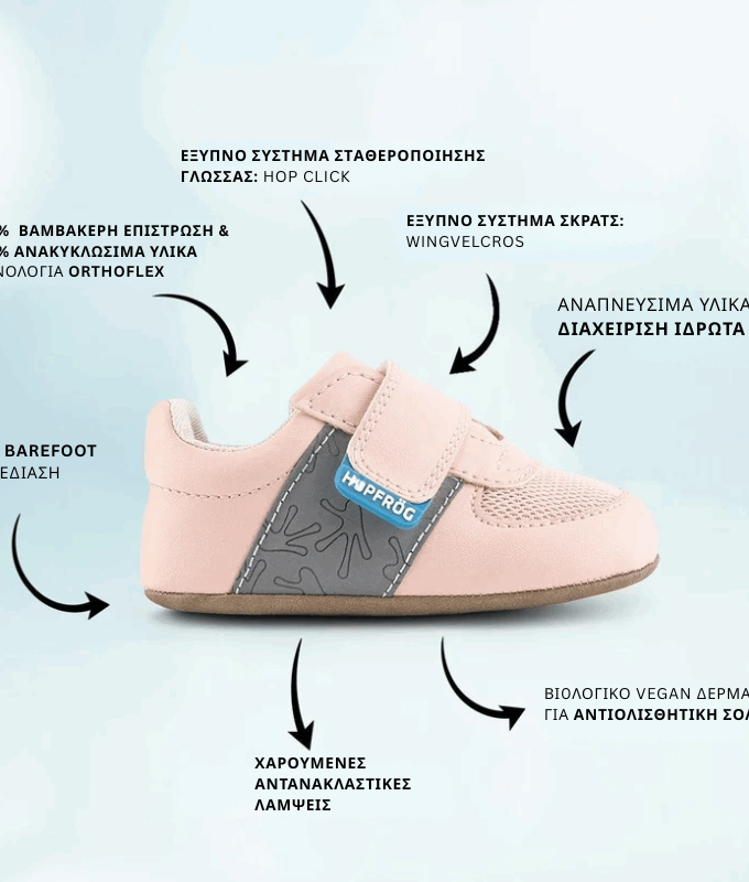 Παιδικά Παπούτσια First Prime - Ροζ (Μεγέθη 17-23)