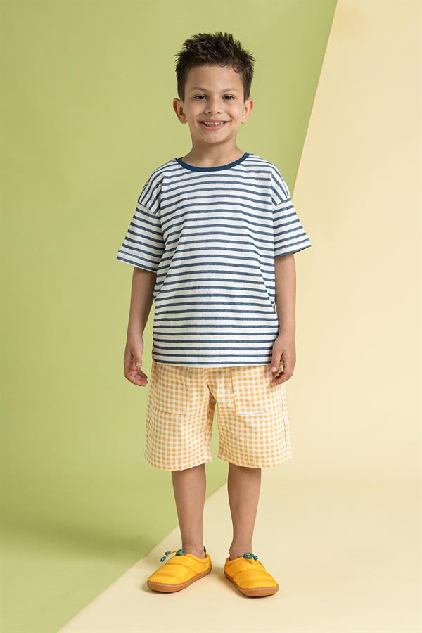 Παιδικά Παπούτσια Hoppuff Casual - Κίτρινα (Μεγέθη 24-32)