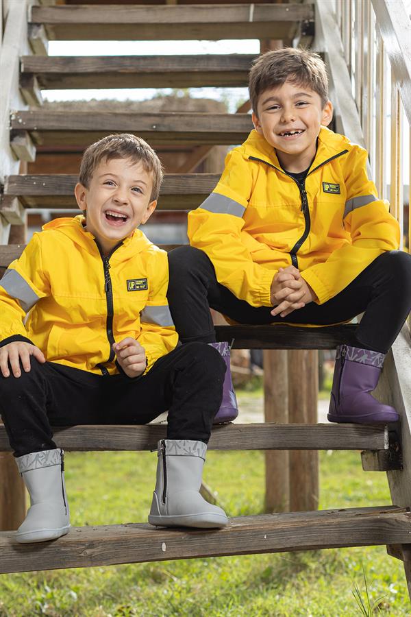 Παιδικές Αδιάβροχες Μπότες Coolboots - Γκρι (Μεγέθη 24-32)