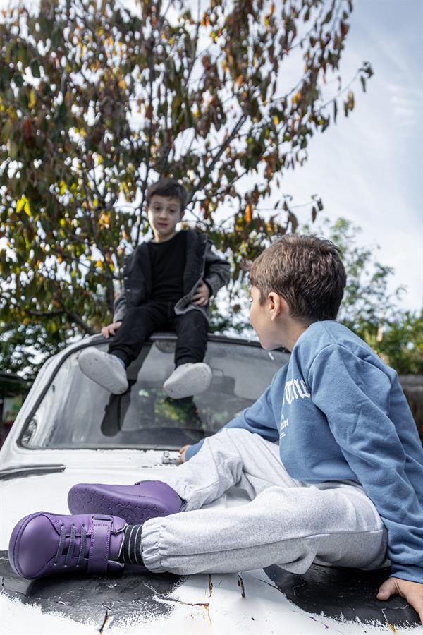 Παιδικά Παπούτσια Hightop - Μωβ (Μεγέθη 24-32)