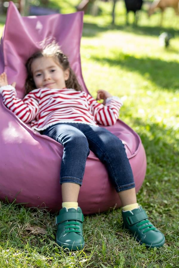 Παιδικά Παπούτσια Hightop- Πράσινα (Μεγέθη 24-32)